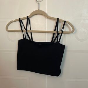 Black crop top